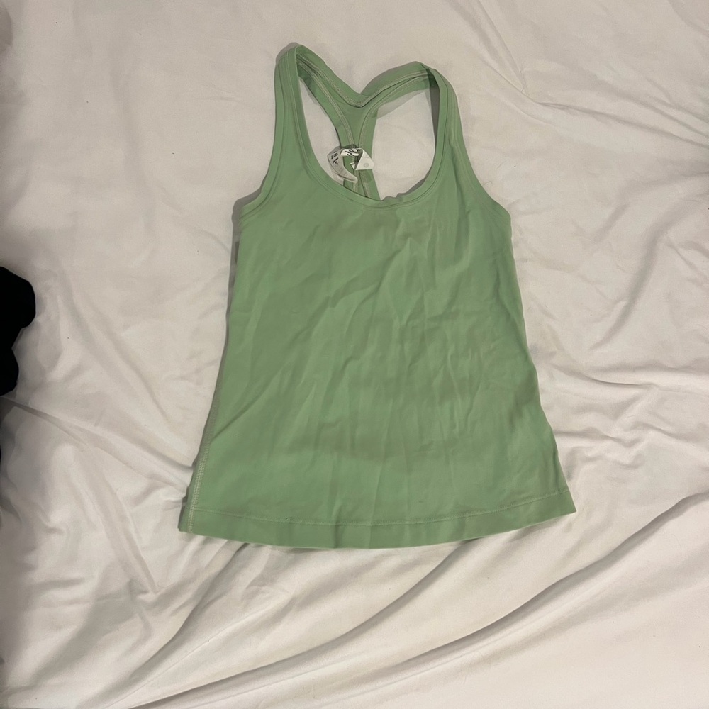 Lululemon Athletica Light Green Tank Top